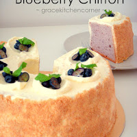 Blueberry Chiffon Cake