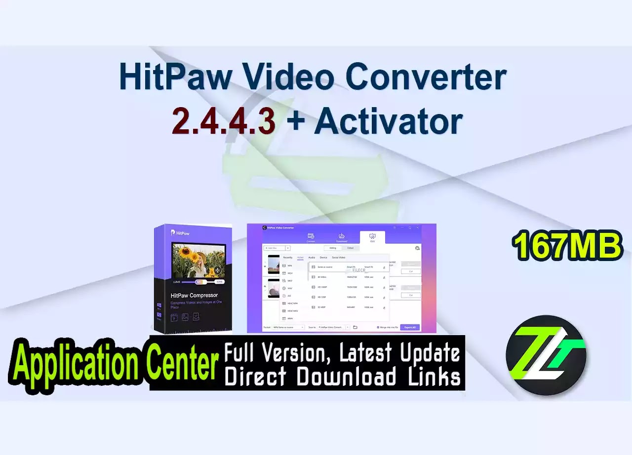 HitPaw Video Converter 2.4.4.3 + Activator