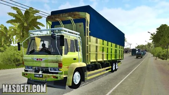 mod hino ranger bak muatan semen