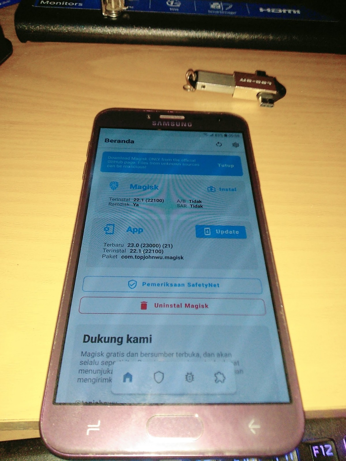 Cara Mudah Root Samsung J4 SM-J400G Magisk