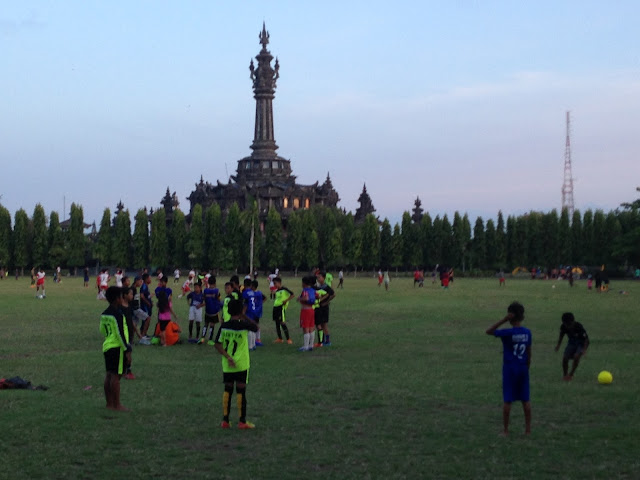 Bajra Sandi the city Park in Denpasar 