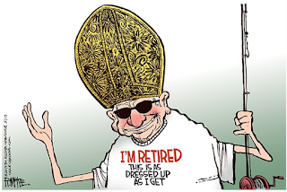 image: cartoon by Rick McKee, "I'm Retired"