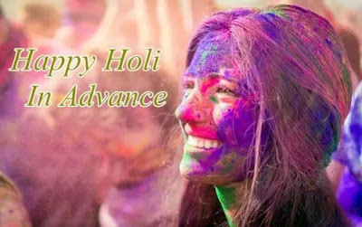 happy holi in advance image