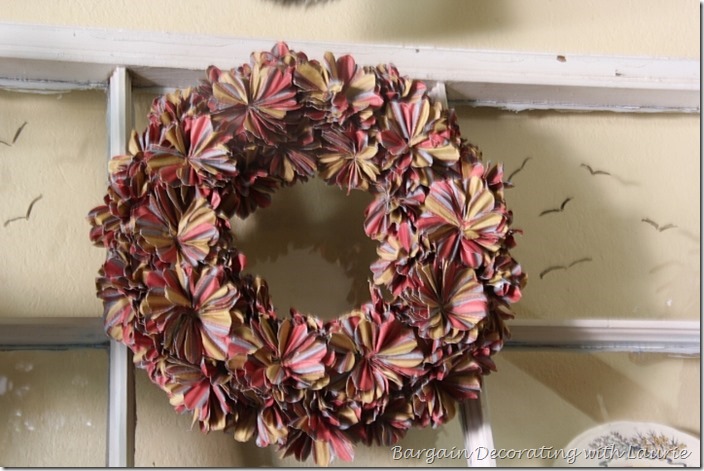 Fall colored wreath