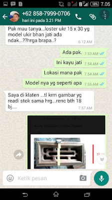 Testimoni Pembeli Loster Ukir 