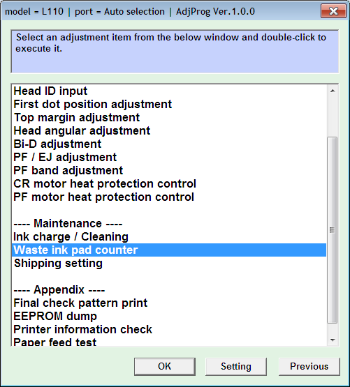 Cara Mereset Epson