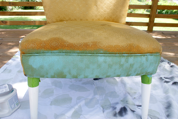 How to Paint Upholstery Tutorial