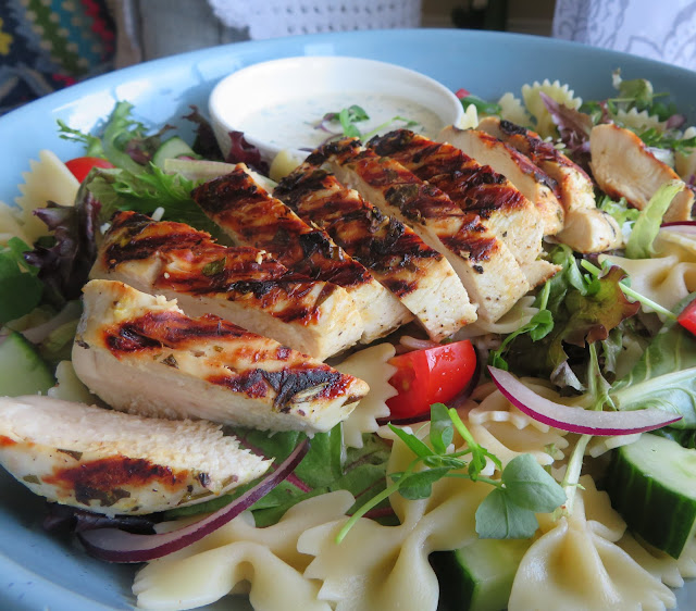 Grilled Chicken Pasta Salad