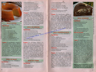 RECEITAS DE BOLOS DE LIQUIDIFICADOR