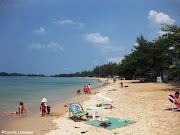Long Beach on Koh Lanta, probably the busiest beach on the island (koh lanta long beach)