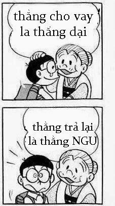 Bài thơ chế về Vay Mượn giữa Nobita và Bà Nội