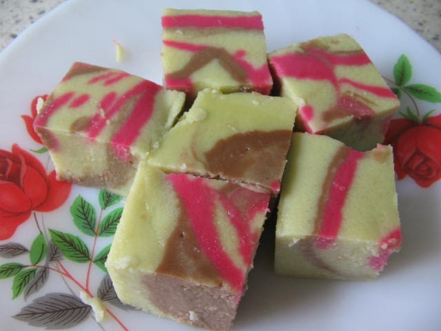 resepi puding roti marble