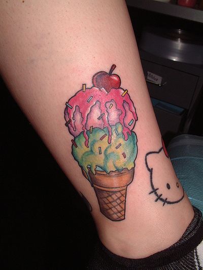 Ice Cream Tattoo Designs Collection