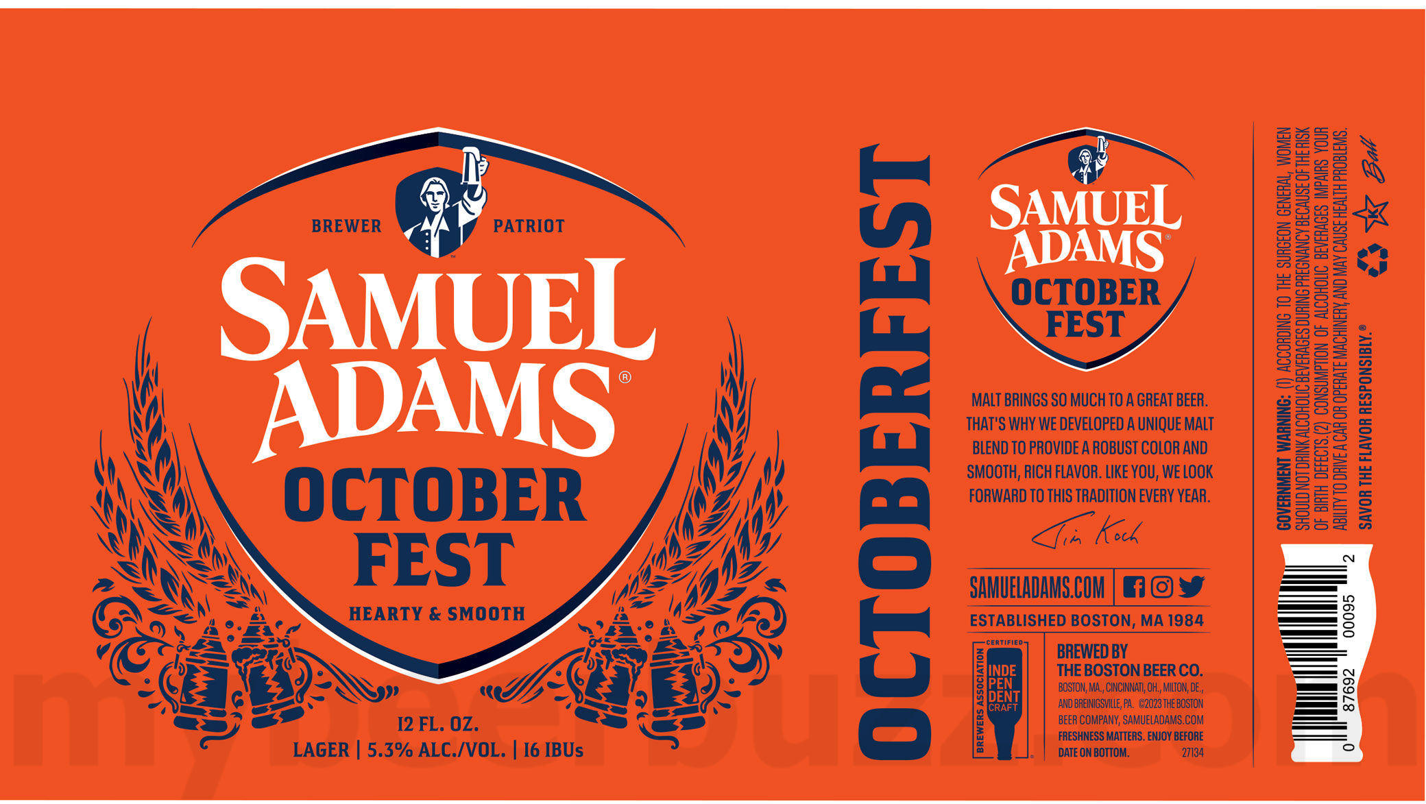 Samuel Adams Adding 2024 Octoberfest, Harvest Hefe & Flannel Fest