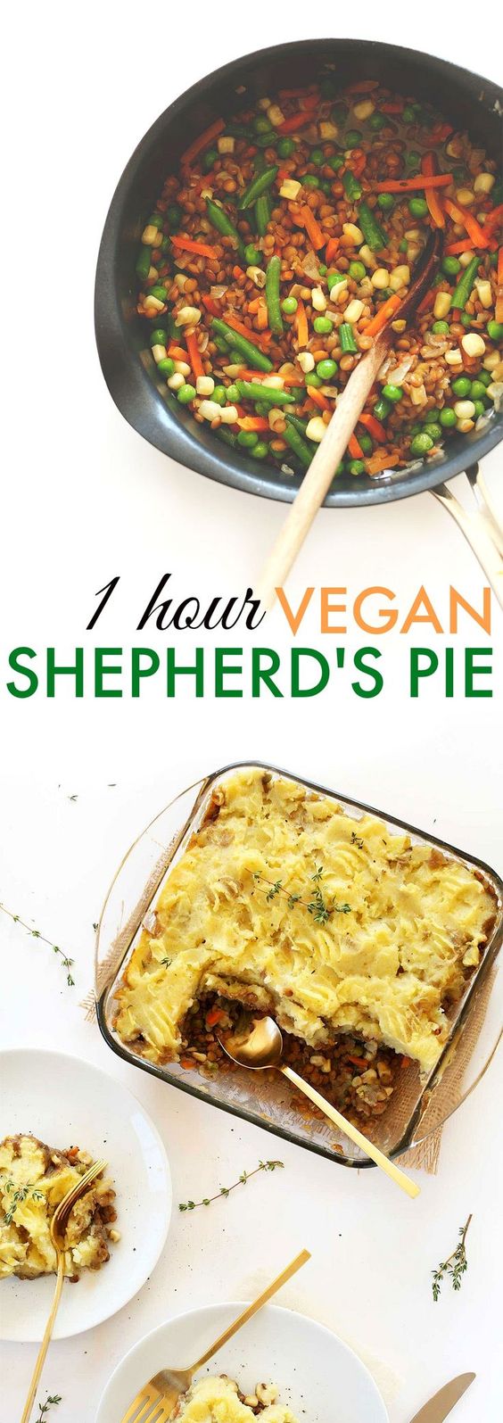 1-Hour Vegan Shepherd's Pie