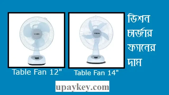 ভিশন চার্জার ফ্যানের দাম ২০২২ | VISION Charger Fan price in BD