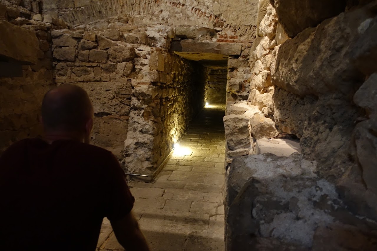 バルセロナ市歴史博物館（Museu d’Història de la Ciutat）の地下 