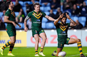 Australia defeated Scotland in the 84–0 Rugby League World Cup  S Education Online