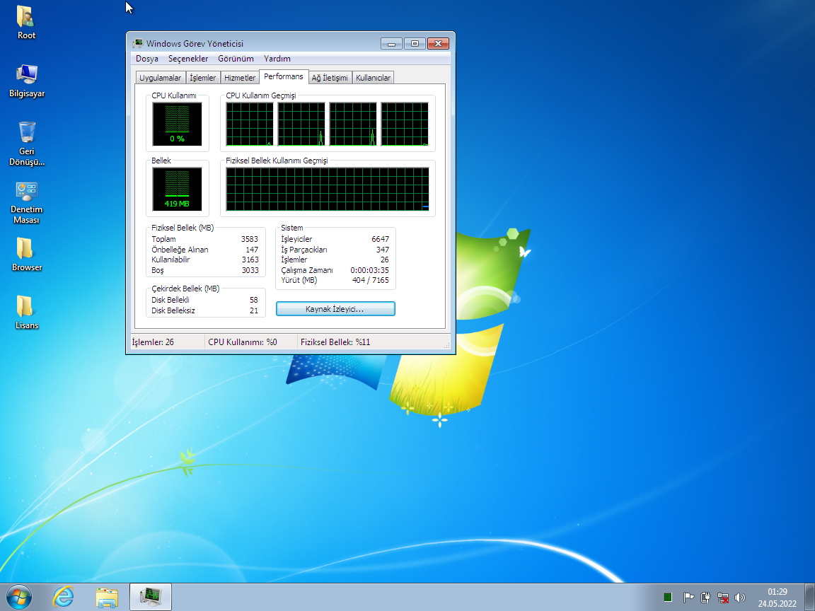 Windows 7 Performance Edition 2022 x64