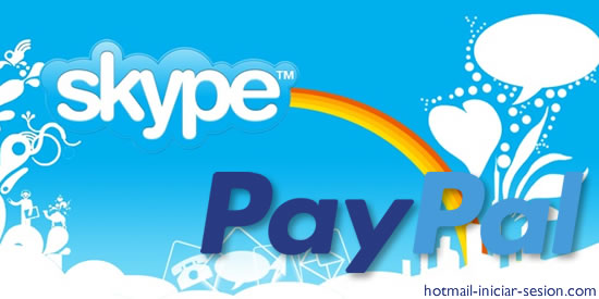 Paypal y Skype se unen hotmail iniciar sesion