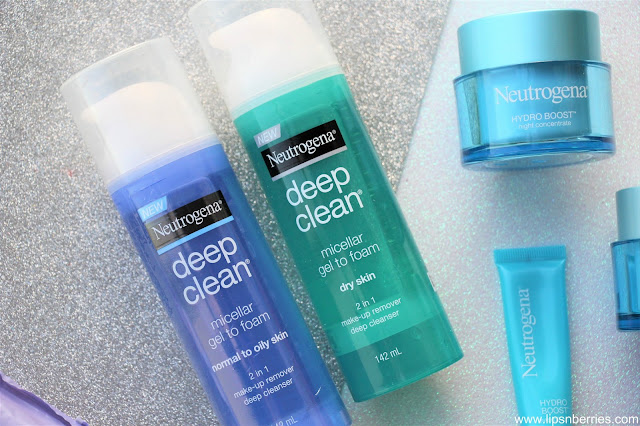 Neutrogena Deep Clean Micellar Gel to Foam dry skin cleanser review