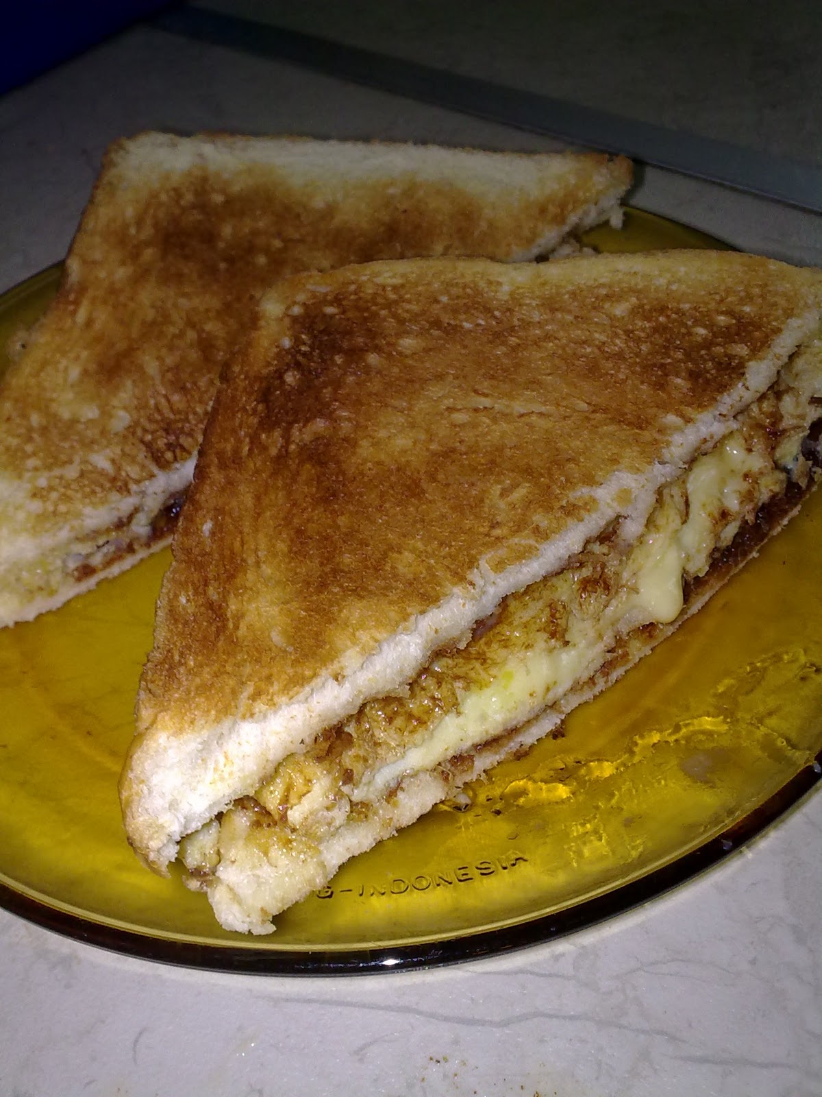 MY ALL: roti bakar telur cheese