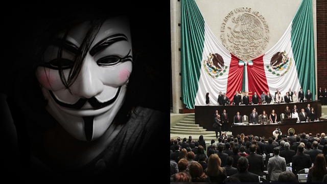 Célula De Anonymous, Congeló Las Cuentas Bancarias De Políticos Mexicanos Por Varias Horas.