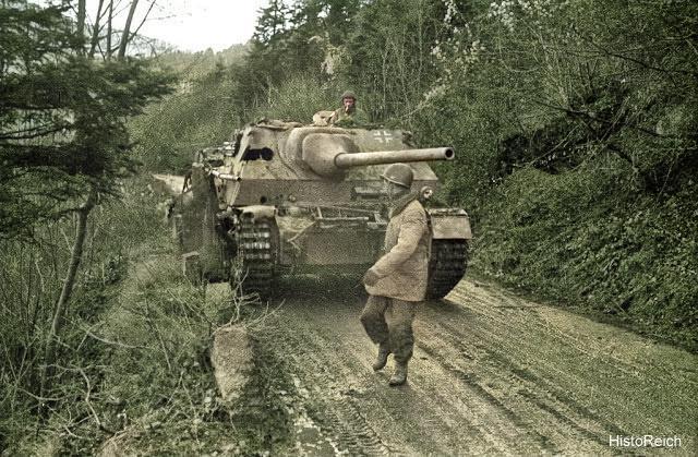 jagdpanzer du musee des blindes de saumur en france