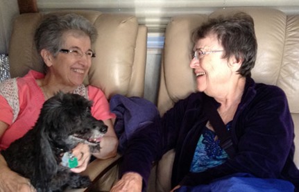 Marcia and Gerry (and Skruffy)