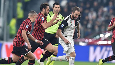 Juve Diunggulkan Lawan  Milan Sabtu Dini Hari