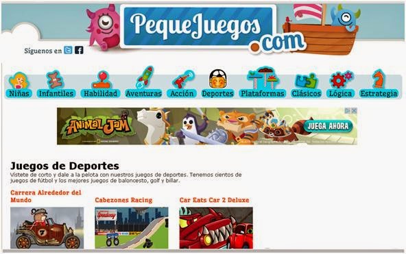 PEQUEJUEGOS DEPORTES