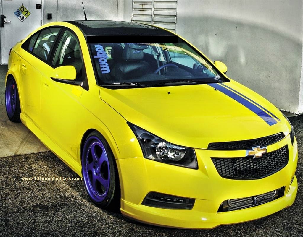 modified chevrolet holden cruze turbocharged front body kit black grille lowered rotiform tmb 18inch wheels