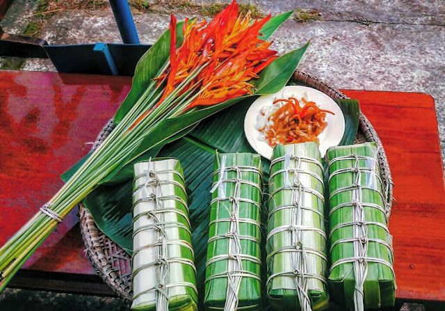 Bánh tét ngày Tết