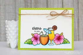 Sunny Studio Stamps: Tropical Paradise Summer card by Juliana Michaels.