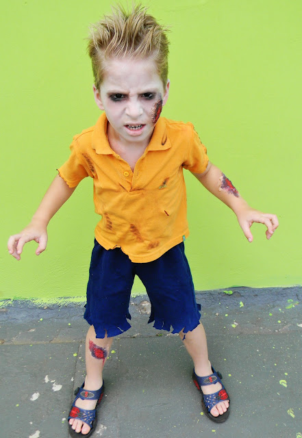 como fazer maquiagem de zumbi