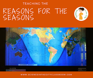 A description and freebie used to teach about the reasons for the seasons, and to reduce misconceptions about the causes for the seasons