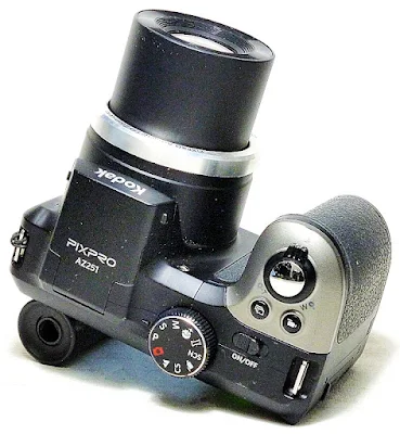 Kodak PixPro AZ251, View top