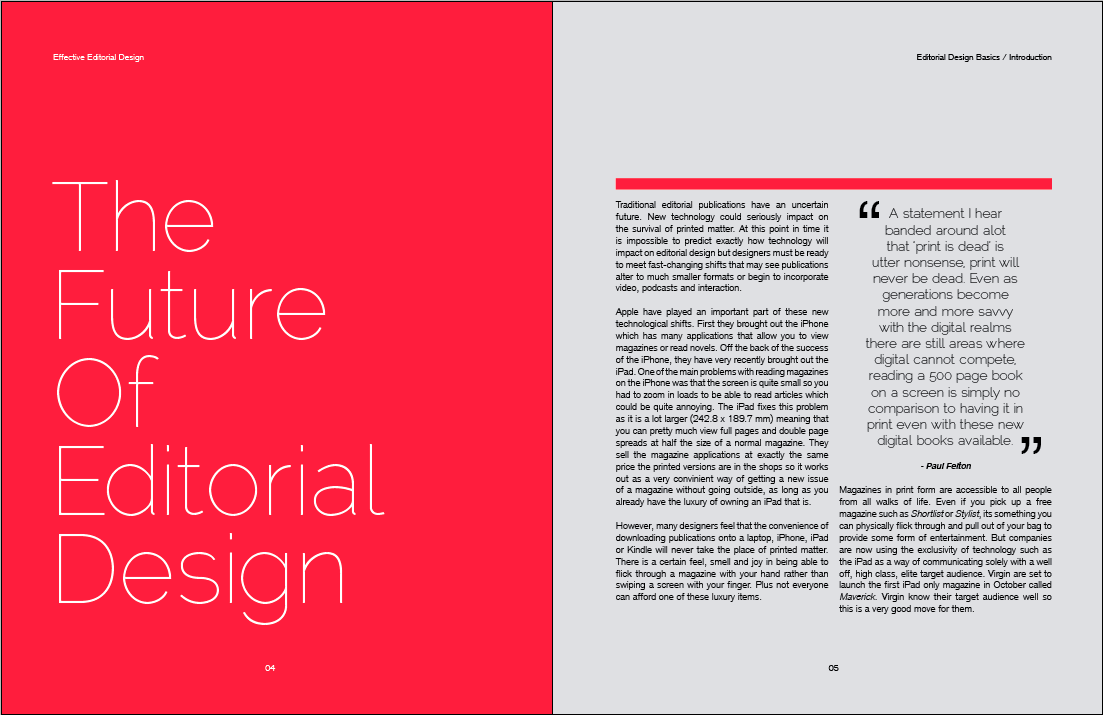 Editorial Design