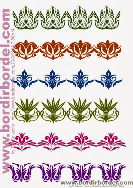 embroidery | Contoh ide 6 Jenis Motif Bordir Untuk Pinggiran Baju | http://www.bordirbordel.com