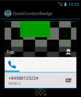 Android Custom QuickContactBadge - Figure 3