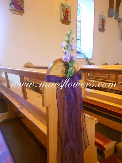 wedding flowers at the star of the sea church quilty county clare