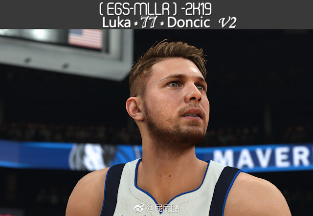 NBA 2K19 Luka Doncic Cyberface