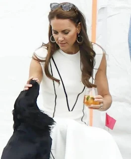 Duchess of Cambridge with their dog Orla