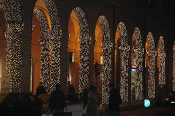 Xmas lights at Galleria Cavour