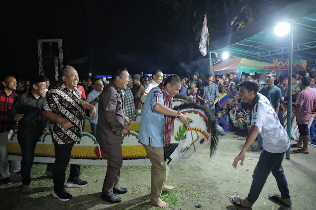 Hadiri Malam Kenduri Kesenian Jarang Kepang, Wabup Asahan Ajak Masyarakat Perangi Narkoba