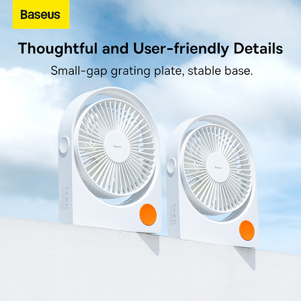 Quạt mini pin sạc Baseus Serenity Desktop Fan Pro