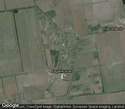 посёлок Миролюбовка на карте (спутниковая карта с домами)