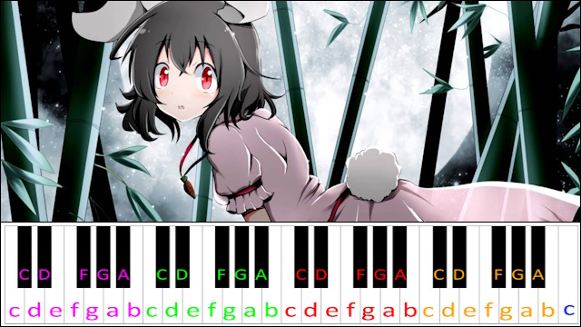 IN Stage 5 - Cinderella Cage by Kagome-Kagome (touhou) Piano / Keyboard Easy Letter Notes for Beginners