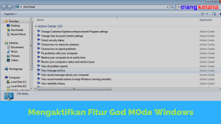 Cara Mengaktifkan God Mode pada Windows