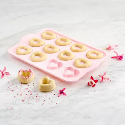 Silicone Heart Donut Pan